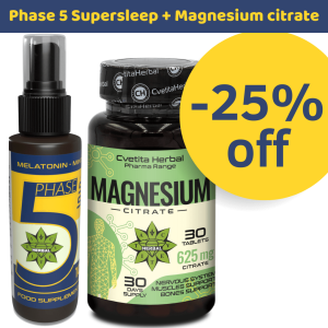 Phase 5 Super Sleep + Citrato de Magnesio